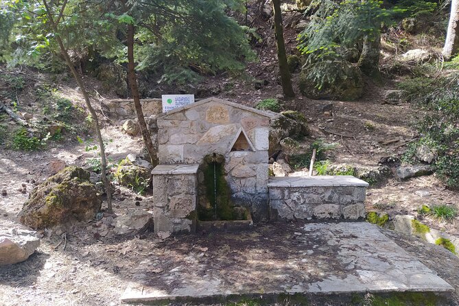 1 Day Parnitha Athens Private Hiking Tour with Hotel Pickup - A rest stop before the main ascent