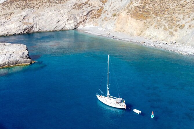 2-Day Private Sailing Tour around Milos, Kimolos and Polyaigos - Goupa and the Elephant Beach lunch stop