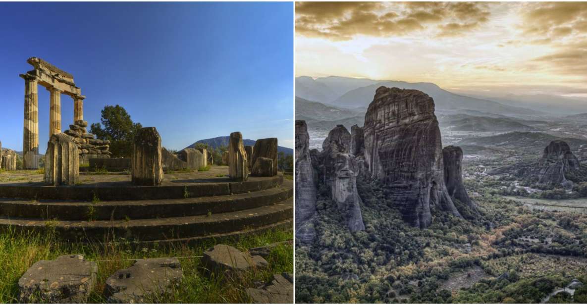 2 days Spanish guided tour in Delphi and Meteora - Meteora: monasteries above the Byzantine rocks