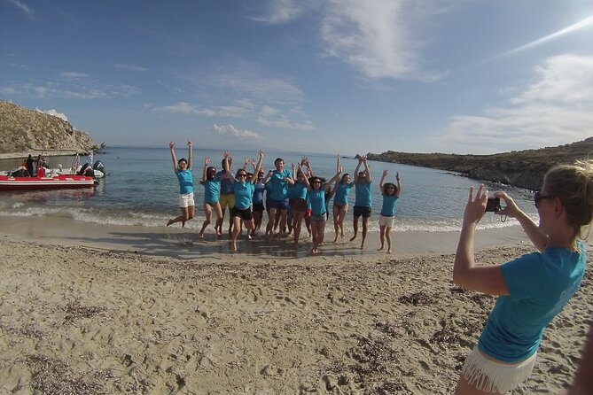 2-Hour Mykonos Private Sea Safari and Snorkeling on a Powerboat - Heading toward Tragonisi by powerboat