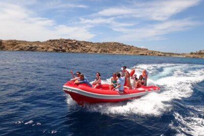 2-Hour Mykonos Private Sea Safari and Snorkeling on a Powerboat - What happens at Lia Beach