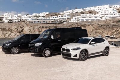 24-hour Point-Point Mykonos Airport and Port Transfers Service - From the port to the airport in 10 to 45 minutes