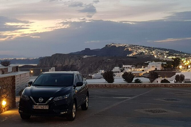 24h Luxury Santorini Transfer or Arrival or Departure one way - Airport arrival, hotel drop-off, and local rides