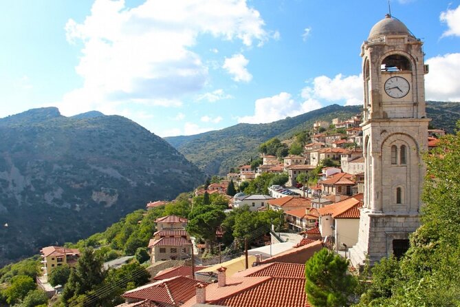 3 Day Private Tour in Olympia, Delphi & Monasteries of Meteora - Day two: Apollo’s sanctuary, Arachova, and the Meteora sunset
