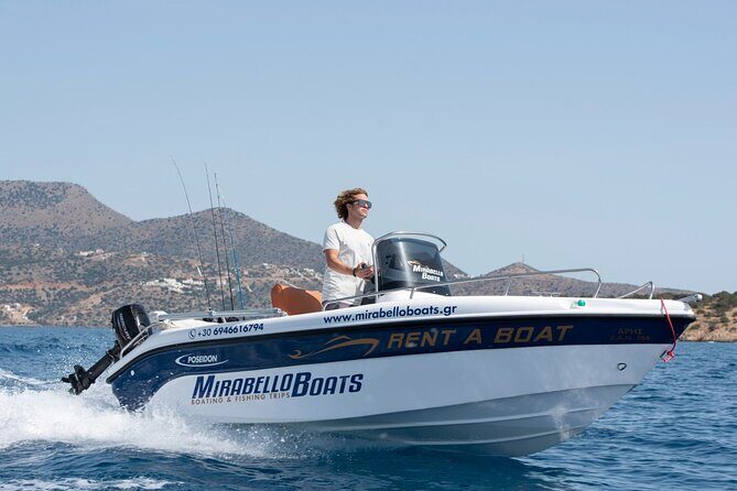 4-Hour Private Boat Rental Without Skipper at Agios Nikolaos - What’s included onboard (and what you’ll need to handle)