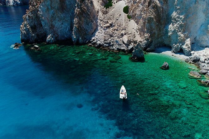 4-Hour Private Visit in Poliegos Island - Old mine ruins and sailboat-shaped rocks