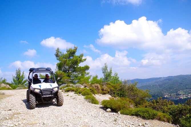 4x4 Buggy Adventures - Off-road Polaris Experience - Rhodes backroads, dirt tracks, and the Polaris RZR Trail S