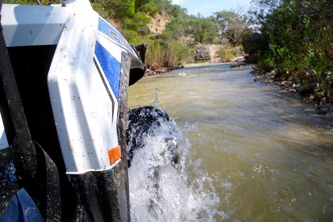 4x4 Buggy Adventures - Off-road Polaris Experience - The midpoint stop: donkeys, home-style products, and a real taste of Rhodes