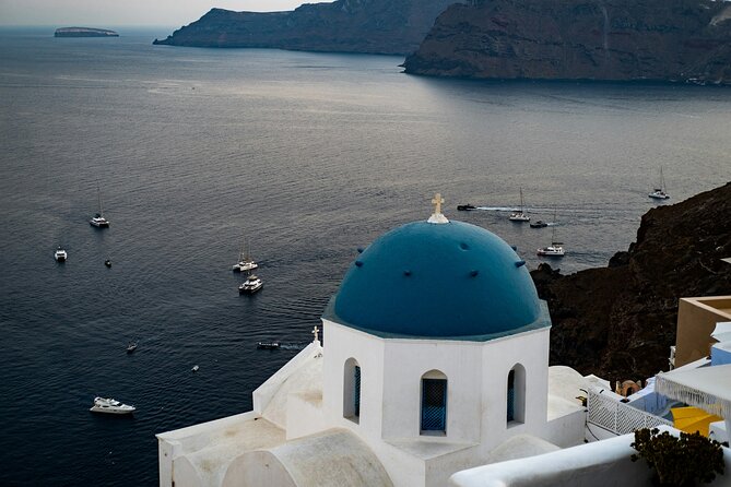 5 Hours Private Guided Tour of Santorini - Prophet Elias offers Santorini from its highest point