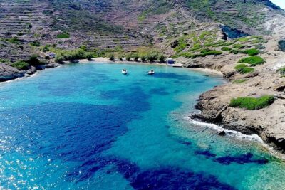 6 Hours Kimolos and Poliegos islands Private tour - Soufi Beach on Kimolos, the quiet opening stop