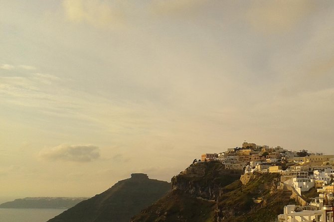 6 hours Private Full Santorini Highlights - Fira and the Three Bells: finish above the caldera