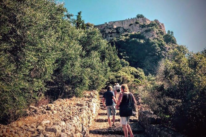 Above & Beyond Palaiokastritsa Corfu Vespa Scooter Tour - Stop 5: Kaiser’s Throne for the panoramic photo moment