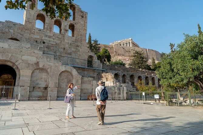 Acropolis and Acropolis Museum Private Tour with Licensed Expert - First half on the hill: Dionysus, Athena, gateways, and the Parthenon