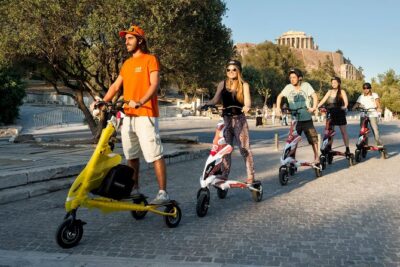 Acropolis Half-day Walking and Trikke Tour - Walking through the Acropolis and Theatre of Dionysus