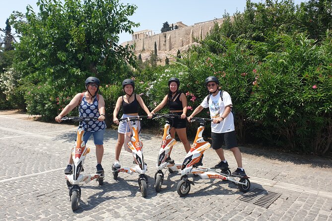 Acropolis Half-day Walking and Trikke Tour - Switching from ancient stone to an electric Trikke