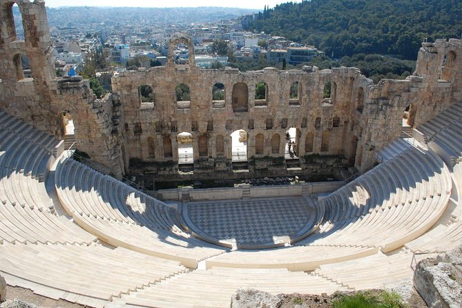 Acropolis Monuments guided tour with German Speaking Guide - The Odeon of Herodes Atticus and the Acropolis setting