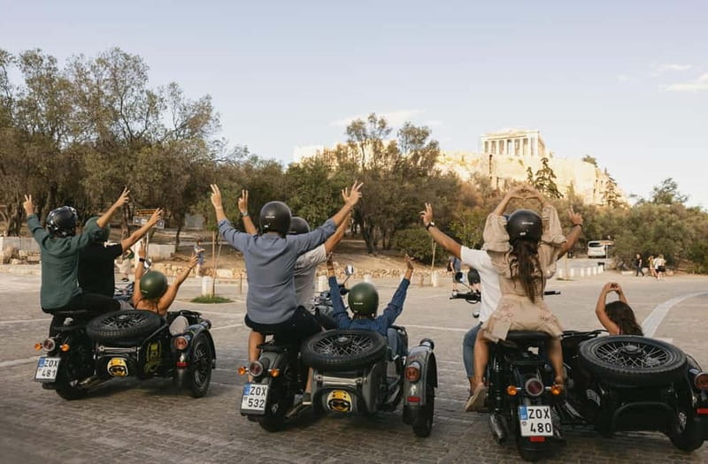 Acropolis of Athens: 60′ Tour in a Vintage Motorcycle - Starting at Panellinion Parking Vintage Café