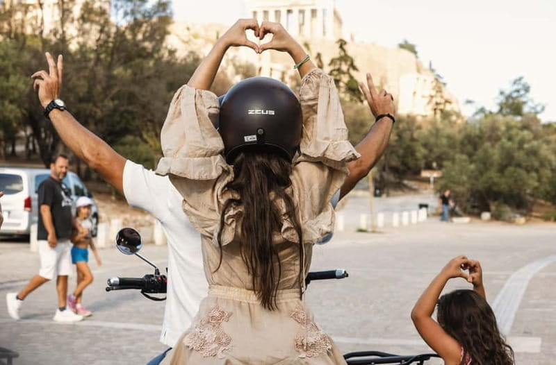 Acropolis of Athens: 60′ Tour in a Vintage Motorcycle - Thisseion and the route’s open-air character