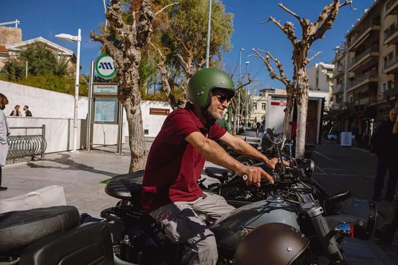 Acropolis of Athens: 60′ Tour in a Vintage Motorcycle - Temple of Olympian Zeus and the final return