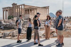Acropolis of Athens, Parthenon and Acropolis Museum private tour with dinner - The climb up: South slope walk, Theatre of Dionysus, and the Parthenon perimeter