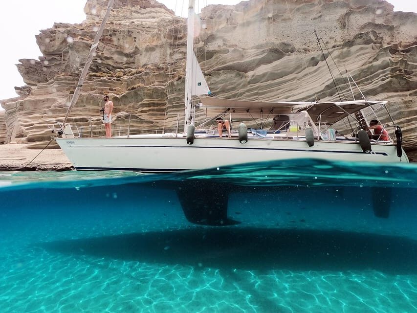 Adamantas: Full-Day Milos & Poliegos Boat Tour with Meals - Key things you’ll notice on this Milos and Poliegos boat day