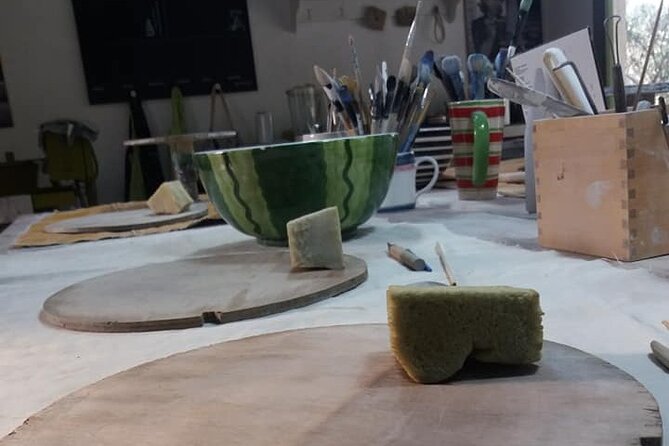 Aegina Ceramics Class - learn the magic of this art, be inspired & create! - Adding ceramic colors to your handmade piece