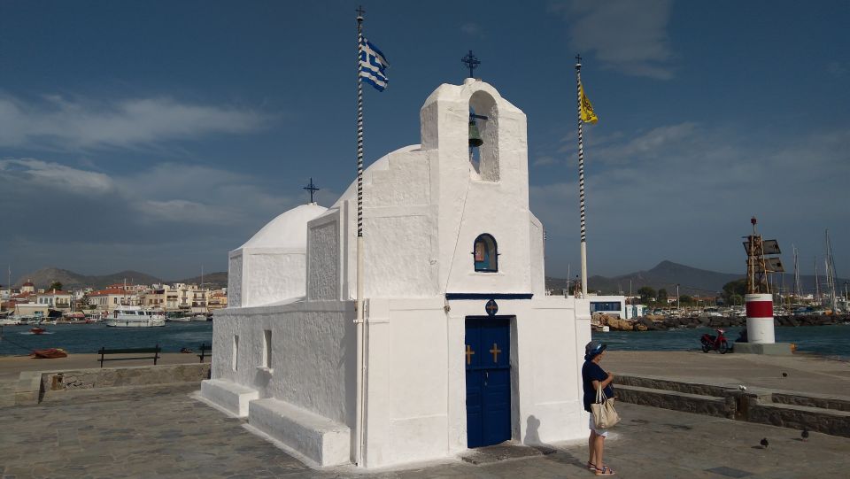 Aegina Island & Temple of Athina Aphaia Private Day Tour - Perdika, fishing boats, and lunch beside the sea