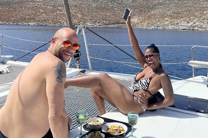 Ag. Nikolaos Catamaran to Spinalonga - Gourmet Meal & Water Toys - Lunch built for Crete-style eating: Mediterranean, seafood and vegetarian options