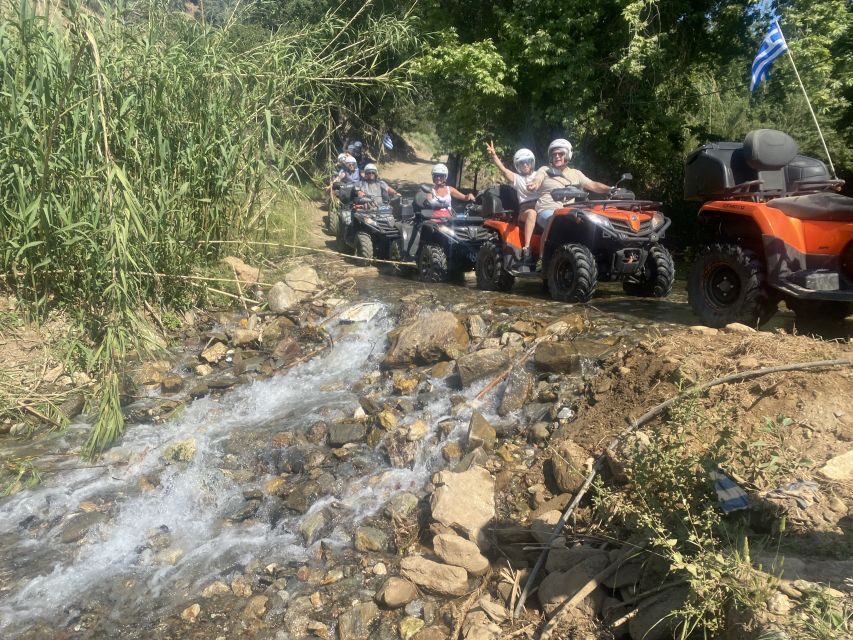 Agia Pelagia Crete Quad Bike authentic backland Tour - El Greco museum pass-by and the Fodele break for photos and shopping