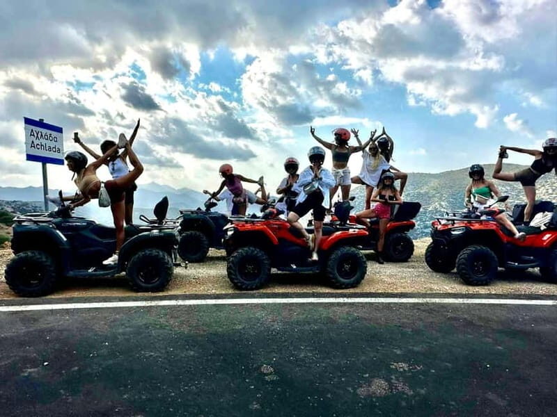 Agia Pelagia: Sunset or Morning Quad Tour & Ghost Town Visit - Agia Pelagia Quad Ride: The First Push Through Mountain Tracks