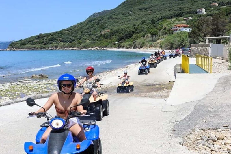 Agios Gordios: Corfu ATV Quad Tour with Lunch at Pink Palace - The first stretch: coastal roads, sea views, and village lanes