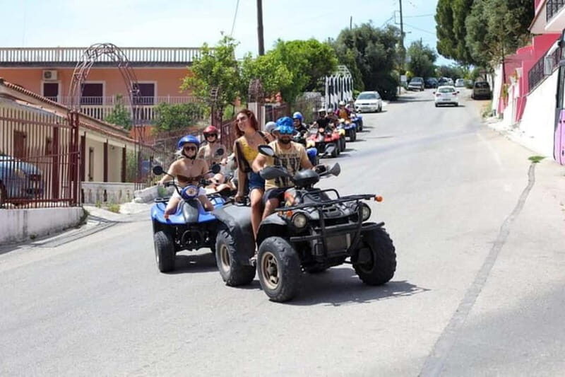 Agios Gordios: Corfu ATV Quad Tour with Lunch at Pink Palace - Lunch at a local tavern: Greek home cooking with a view