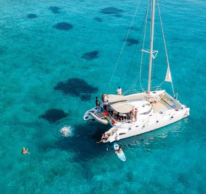 Agios Nikolaos: Spinalonga and Kolokytha Catamaran with Meal - Schistra bay: the calm anchoring stop that pairs with lunch