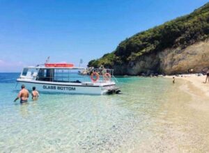 Agios Sostis: Marathonissi, Keri Caves, and Turtle Spotting - The glass-bottom boat experience in the Marine Park