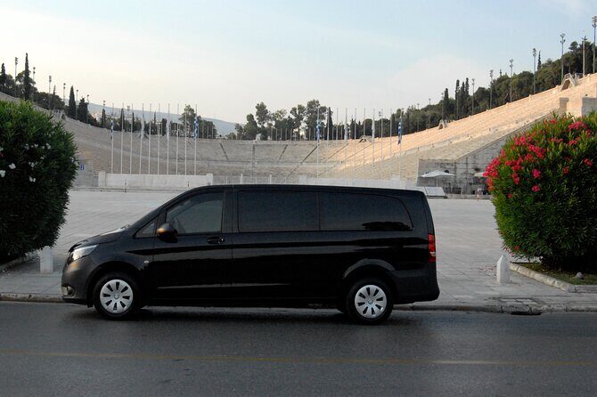 Airport transfer - Luxury minivan comfort and luggage storage (the stuff you feel)
