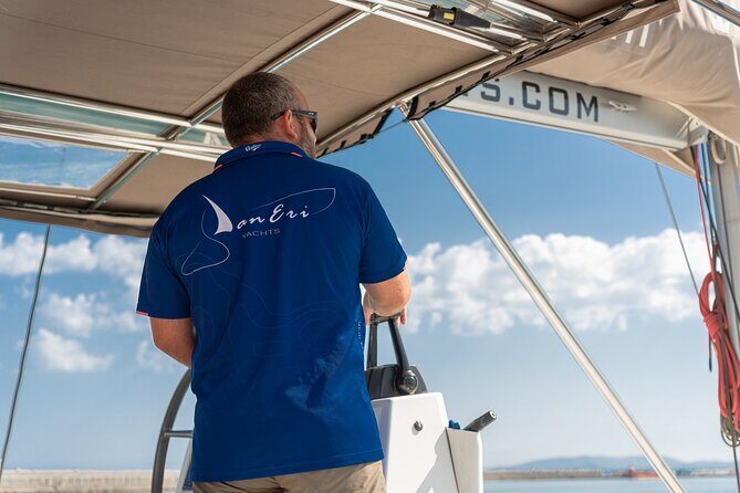 All-inclusice Catamaran Day Cruise from Hersonissos to Dia Island - Snorkeling, SUP, Fishing Gear, and the Flamingo Float Energy