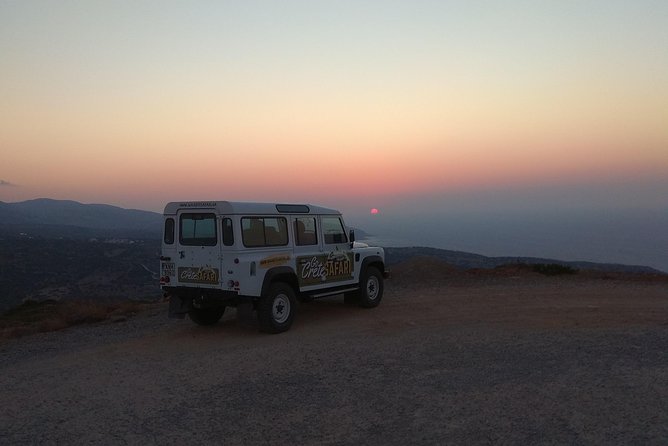 Amazing Sunset Jeep Safari Route with Dinner - Rural Crete and the olive oil stop