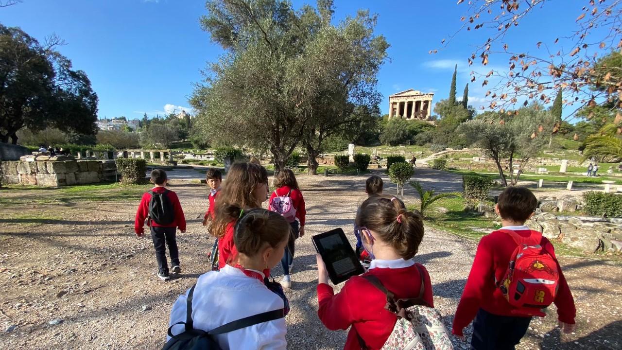 Ancient Agora: E-Ticket w/Treasure Hunt Tour on your phone - The Temple of Hephaestus gives the hunt a memorable beginning