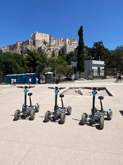 Ancient Athens Electric ATV Scooter Tour - Areopagus hilltop panoramas and Pnyx: courts and democracy in one ride
