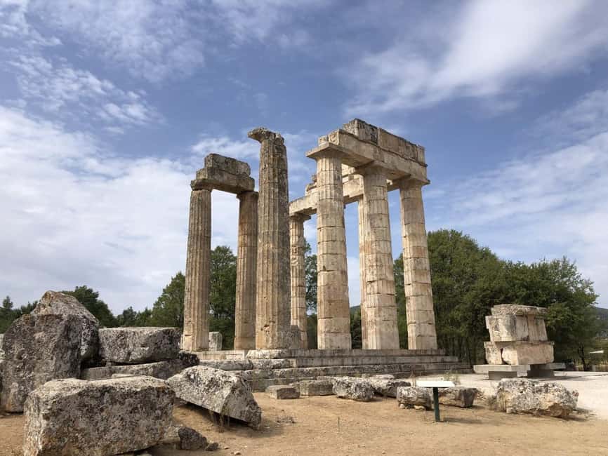 Ancient Corinth, acrocorinth castle and Thermal Spa Day - What the small group and guide add