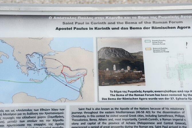 Ancient Corinth, Isthmus/ Kechries Private biblical tour from Athens or Nafplion - Key points to know before booking