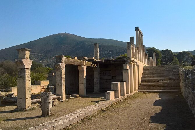 Ancient Corinth, Mycenae & snorkelling in sunken city private - What the private minivan setup adds