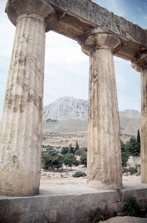 Ancient Corinth, Sanctuary of Hera, Blue Lake & Canal from Athens - Upper Peirene fountain and the Bema area: quick stops, good context