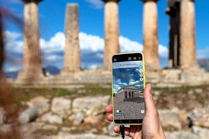 Ancient Corinth: Self-Guided Audiovisual Tour with 3D Models - The entrance route and the first hour