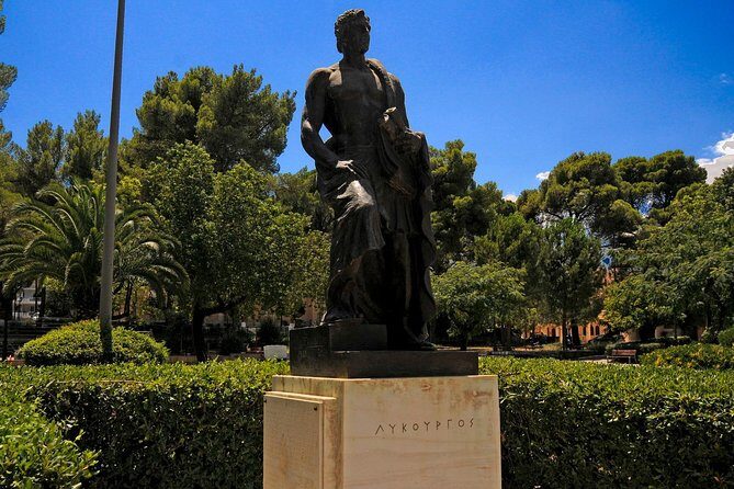 Ancient Sparta Ancient Corinth Private Tour from Athens/ Nafplio - Leonidas Monument: the Thermopylae message in stone