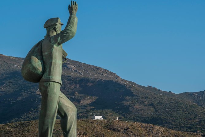 Andros half-day sightseeing tour - Menites, the lion springs, and walnut trees