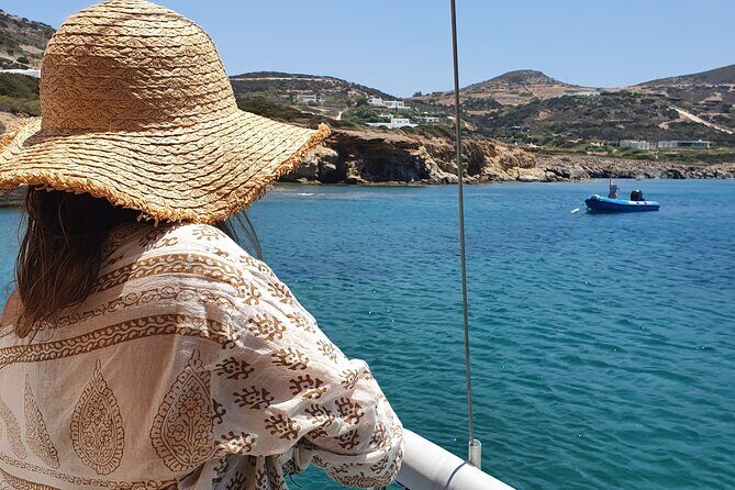 Antiparos & Despotiko Kaiki Cruise — Coves, Swim & BBQ - Panteronisi and the Blue Lagoon Water: Why This Stop Matters