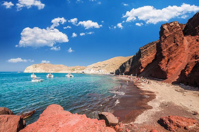 Archaeological Bus Tour To Akrotiri Excavations & Red Beach - Megalochori: the village stop that gives the day its human scale