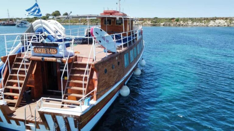 Argostoli: Full-Day Boat Cruise with Lunch - White Rocks: Turquoise Bays and Time to Swim
