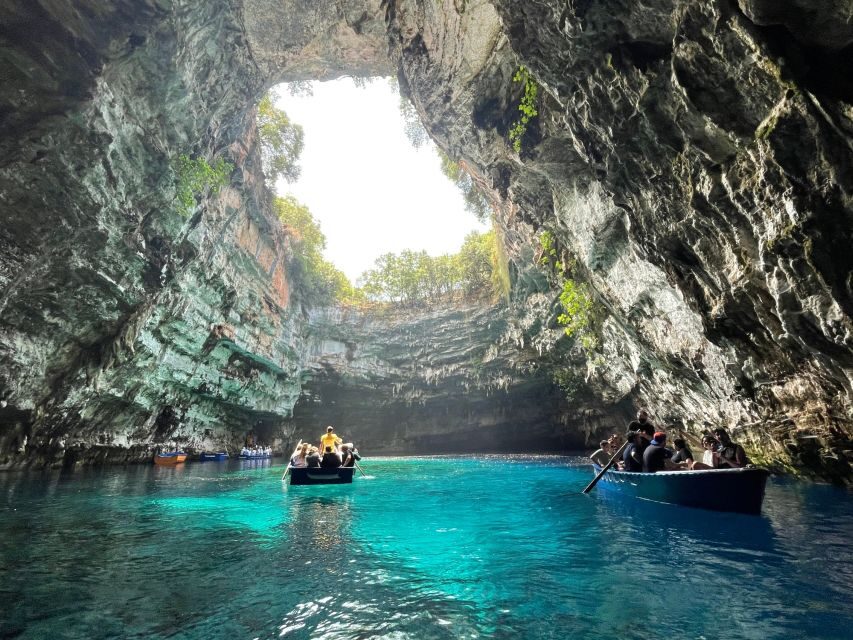 Argostoli: Melissani Lake, Drogarati Cave, and Myrtos Beach - Quick hits: Melissani, Drogarati, Myrtos in four hours
